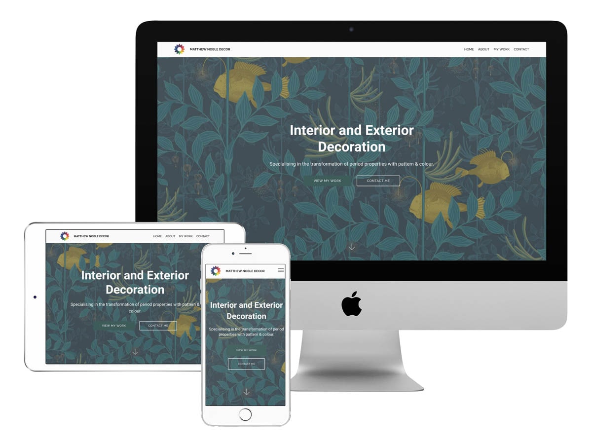 Matthew Noble Website Design Bristol